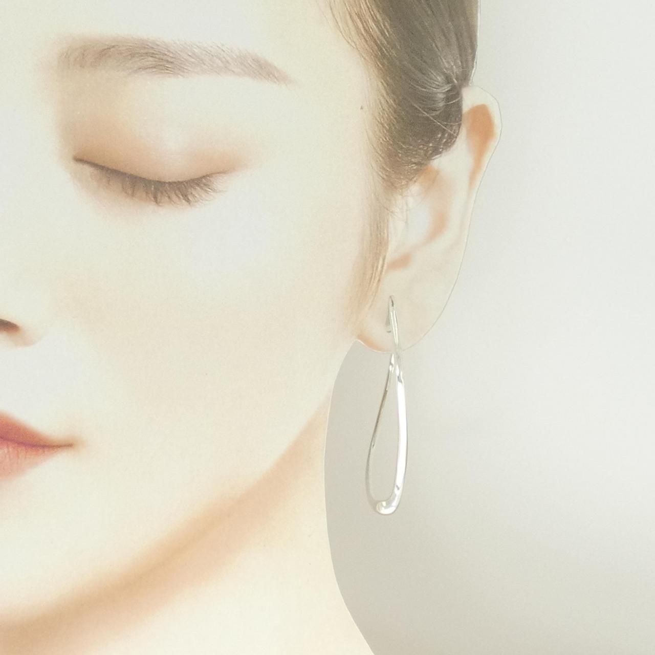 Tiffany & Co Open Hoop Earrings — view 4