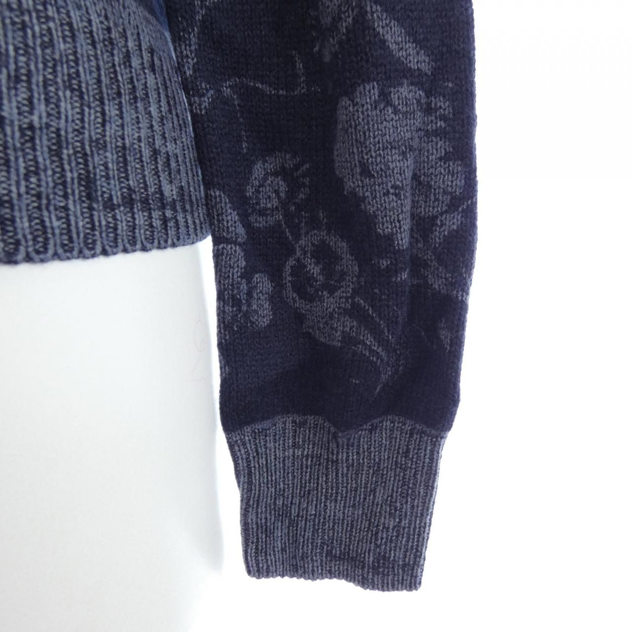 Dior Knit Sweater Navy — view 6