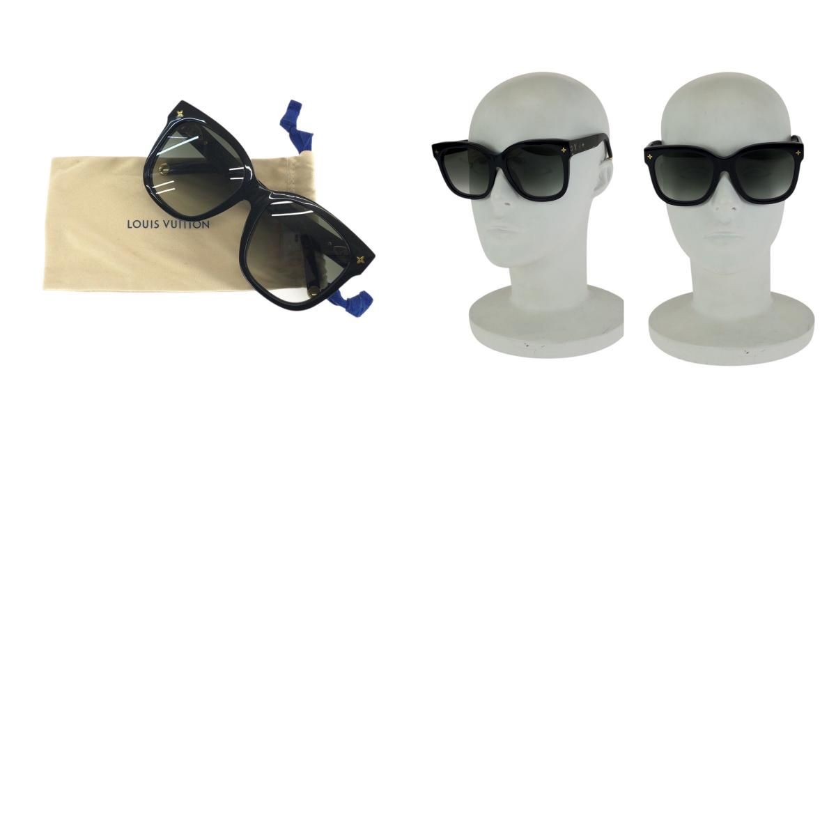 Louis Vuitton Sunglasses My Monogram Cat Eye Black Gold Eyewear — view 9