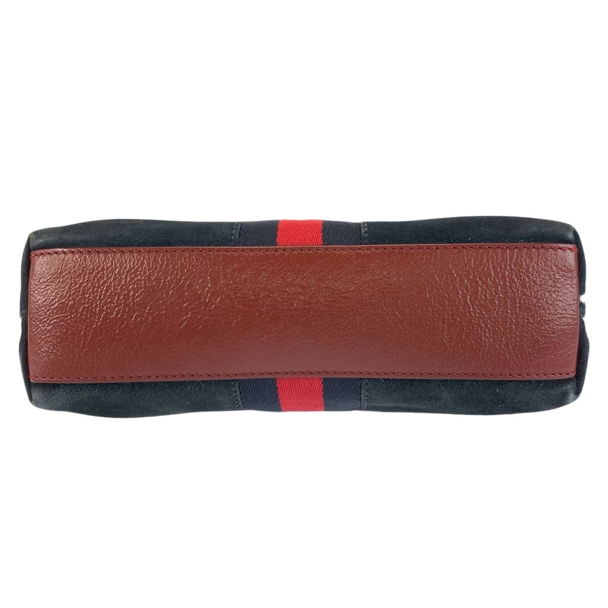 Gucci Sherry Line Ophidia Navy Red Gold Shoulder Bag Pochette — view 9