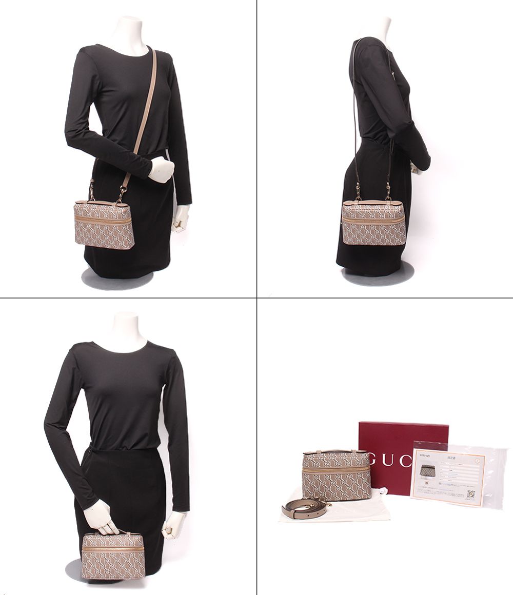 Gucci 2-Way Shoulder Bag Crossbody Vanity GG Shadow — view 7