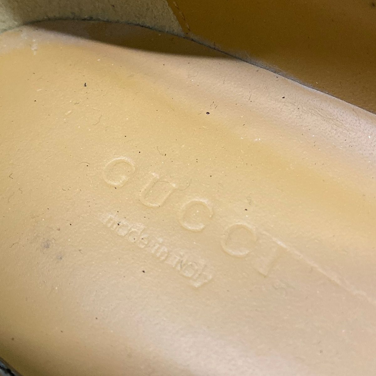 Gucci Loafers 38 Horsebit Black Thick Sole Leather — view 9