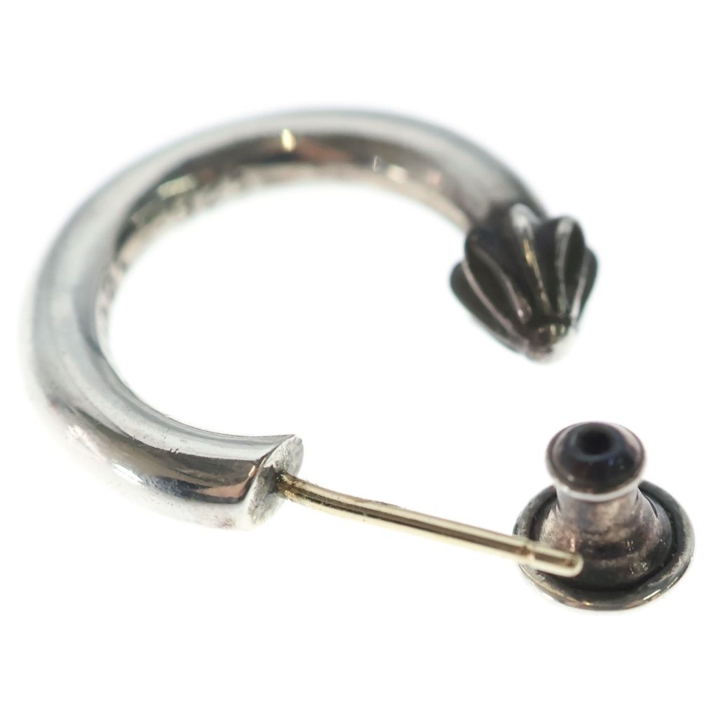 Chrome Hearts Hoop Plain Earrings Silver — view 6