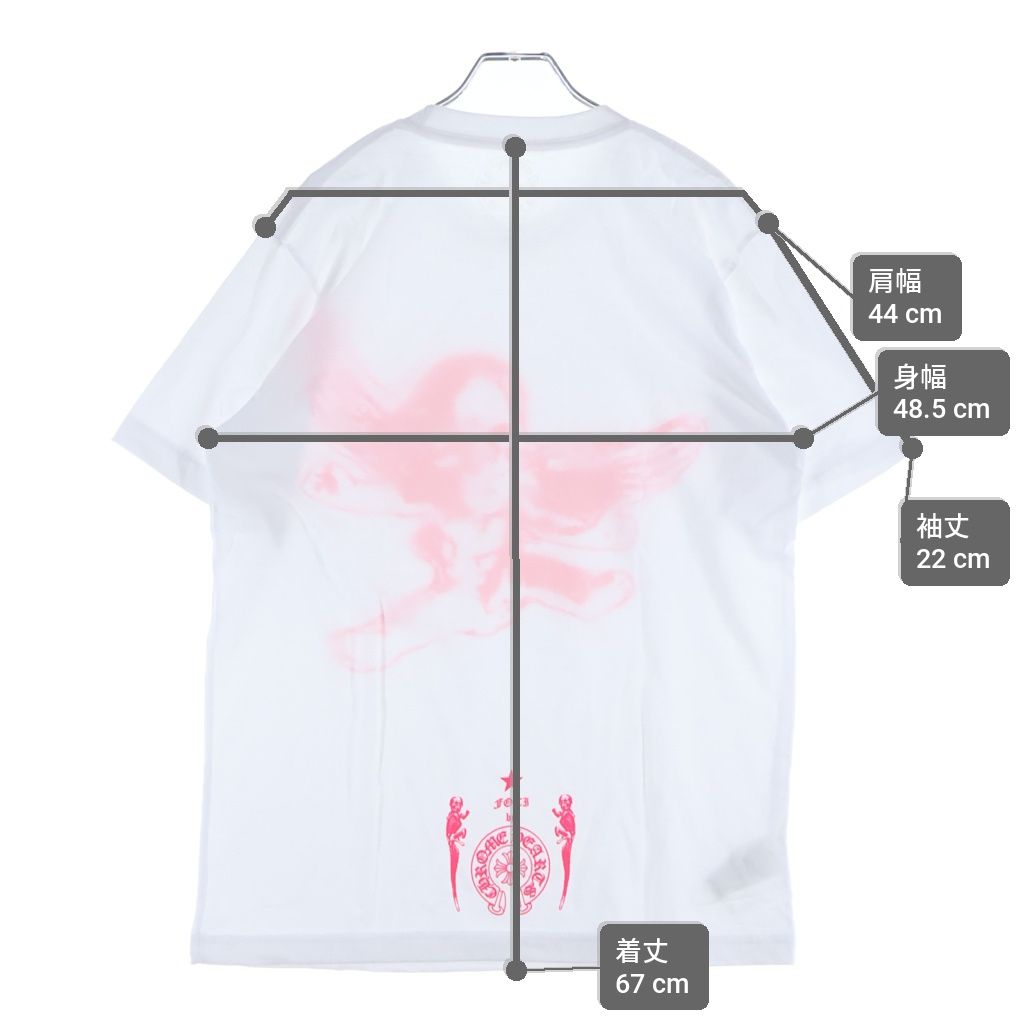 Chrome Hearts Foti Miss Lerlene Tee Print Short Sleeve T-Shirt White Pink — view 9