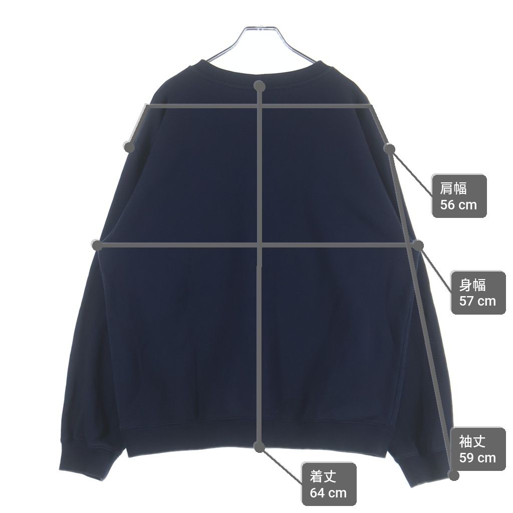 Celine Paris Logo Print Sweatshirt Navy — view 9