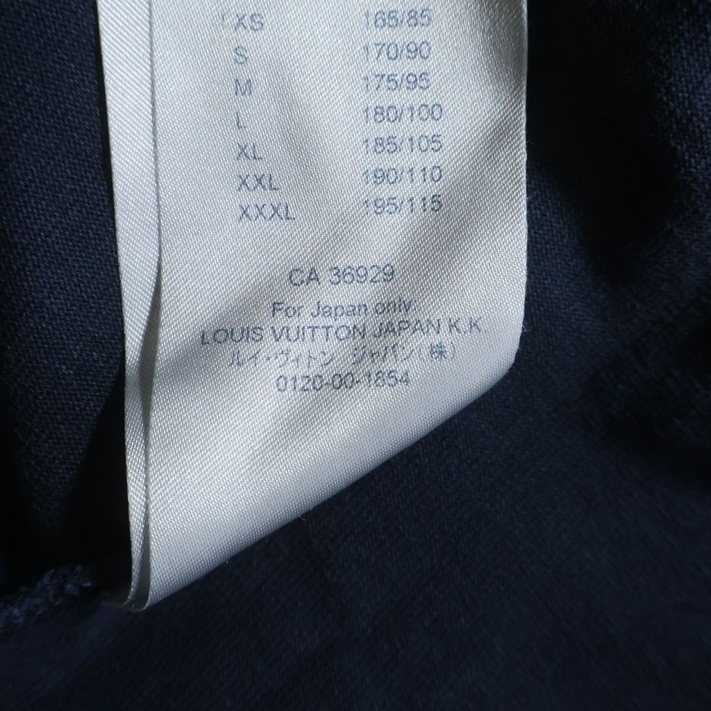 Louis Vuitton Inside Out Crew Neck Long Sleeve T-Shirt Long T Jyn Navy — view 8