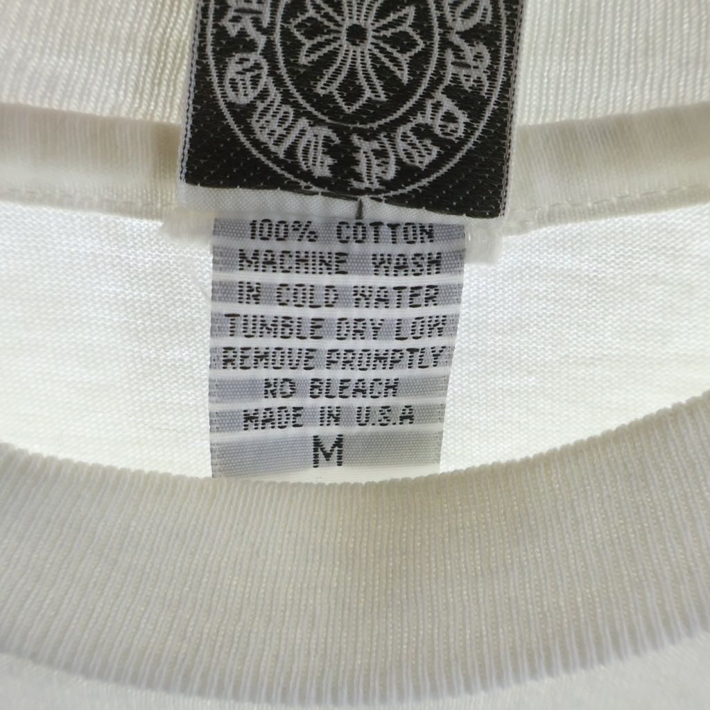 Chrome Hearts Vintage L S Tee Embroidery Sleeve Floral Print Back Horse Shoe — view 8