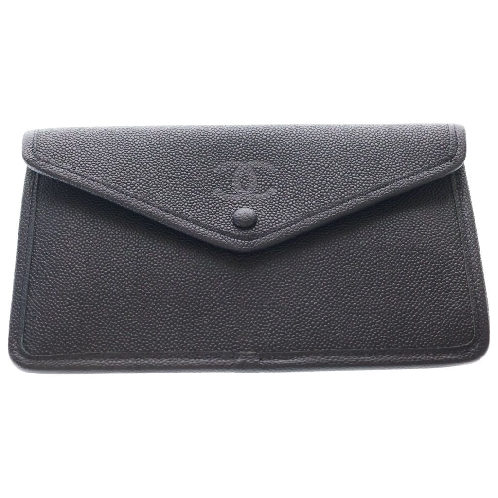 Chanel Stitch Tote Light Green Leather Silver — view 8