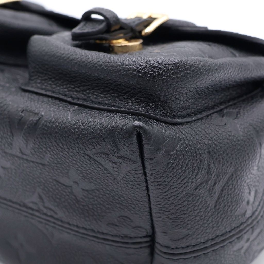 Louis Vuitton Monogram Empreinte Backup Backpack Black Leather Gold — view 6