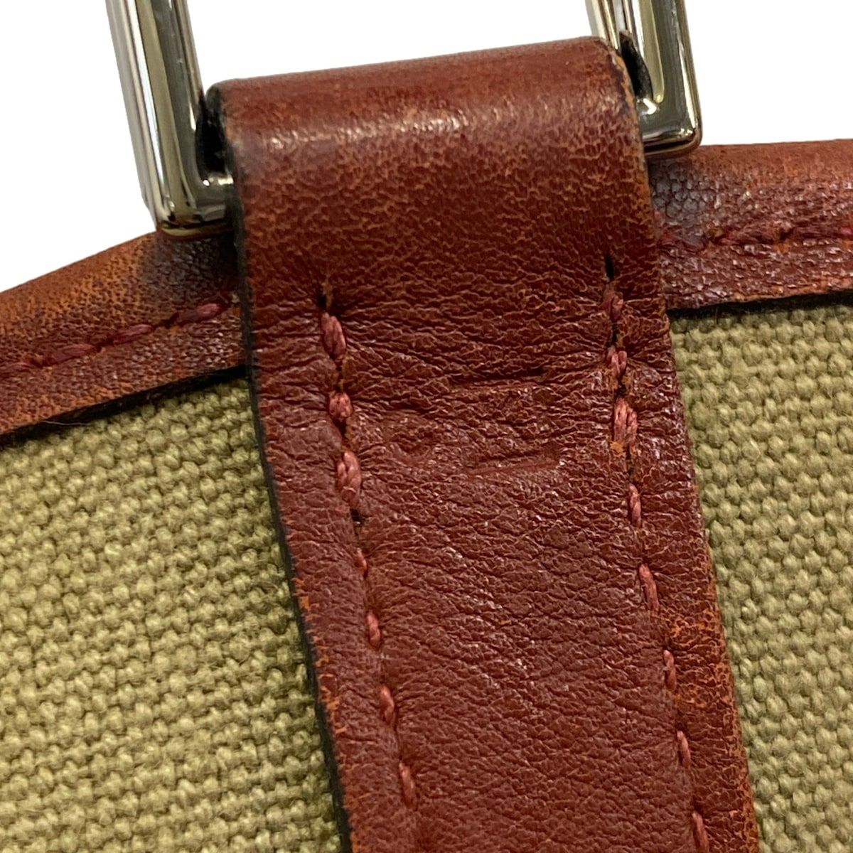 Hermes Handbag Picotin PM Khaki Rouge Ash Silver — view 9