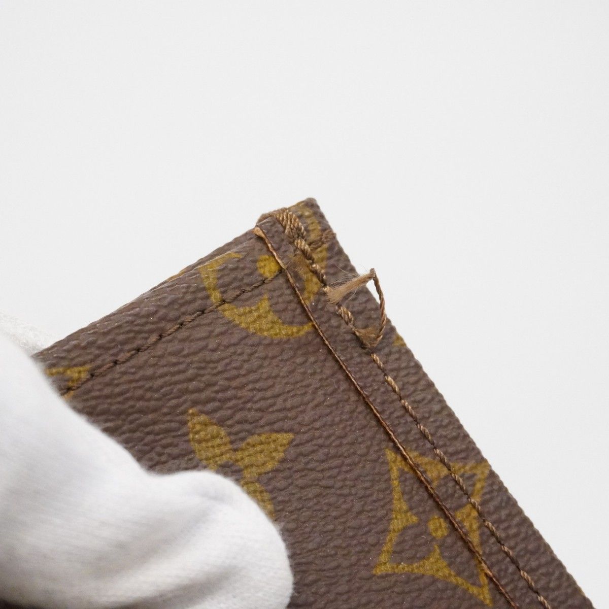 Louis Vuitton Tote Monogram Sac Plat Brown — view 9