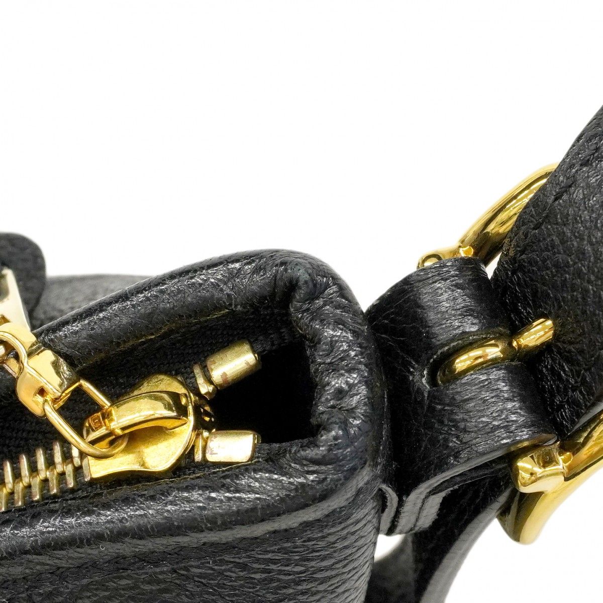 Louis Vuitton Shoulder Bag Monogram Empreinte Carryall Zip NM PM Noir — view 9