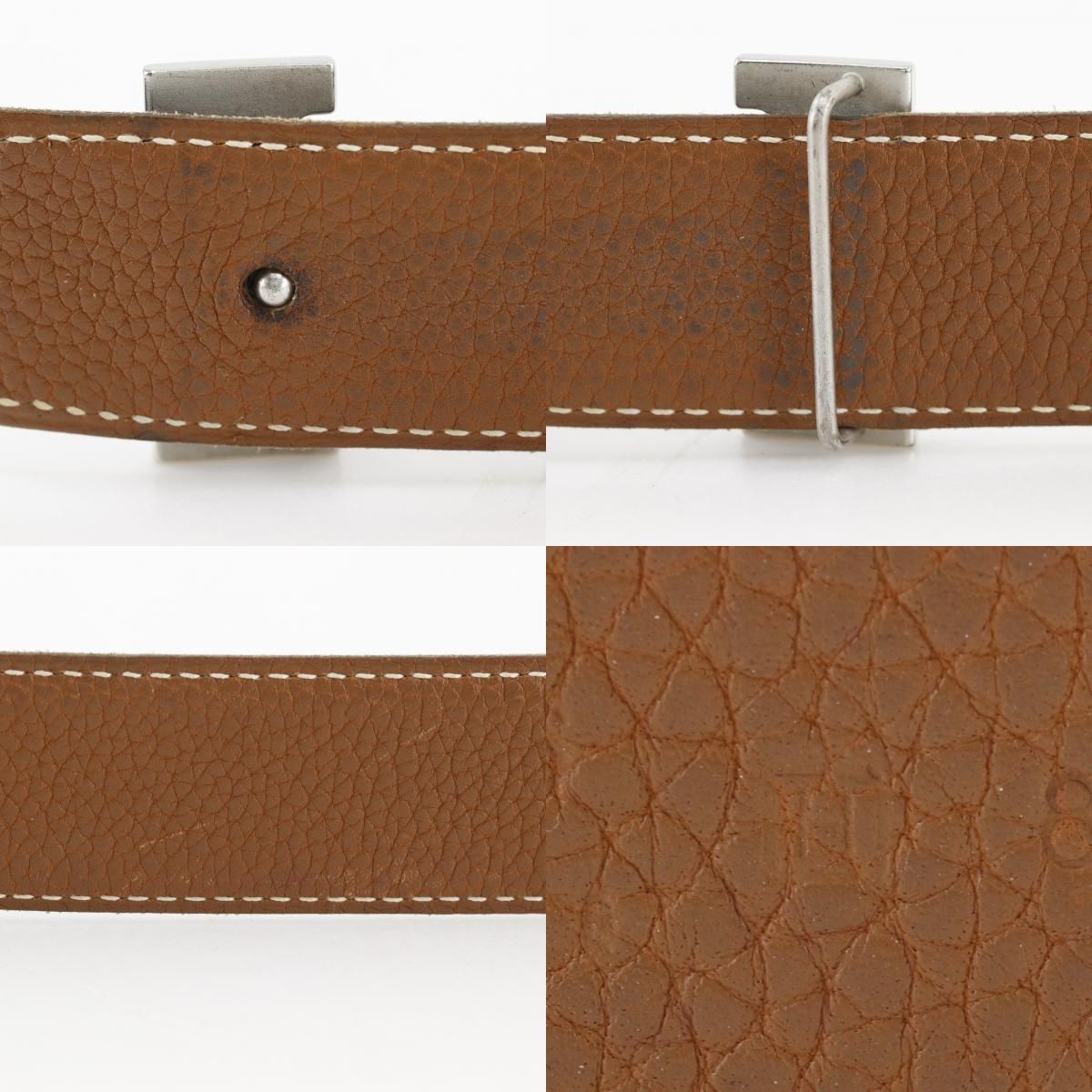Hermes Belt 85 Reversible Calf Black Brown — view 9