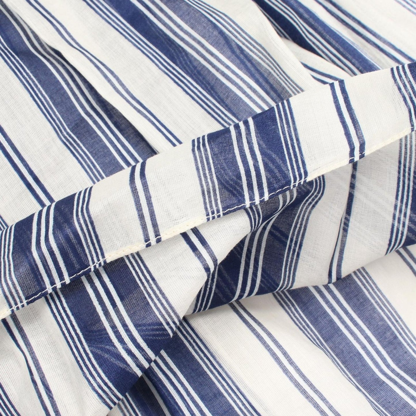 Dior Skirt Stripe Navy Cotton — view 8