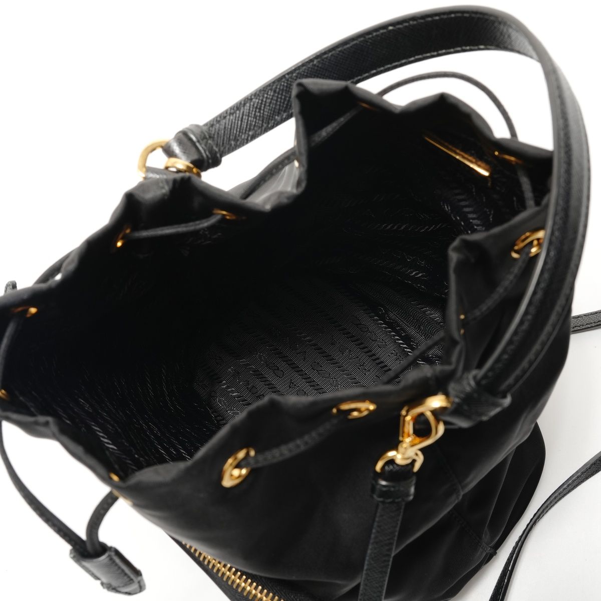Prada Shoulder Bag Duet Re-Nylon Bucket — view 9