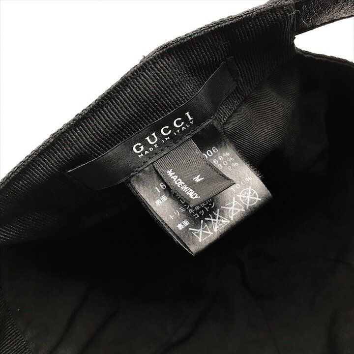 Gucci GG Canvas Sherry Cap Hat Black — view 9
