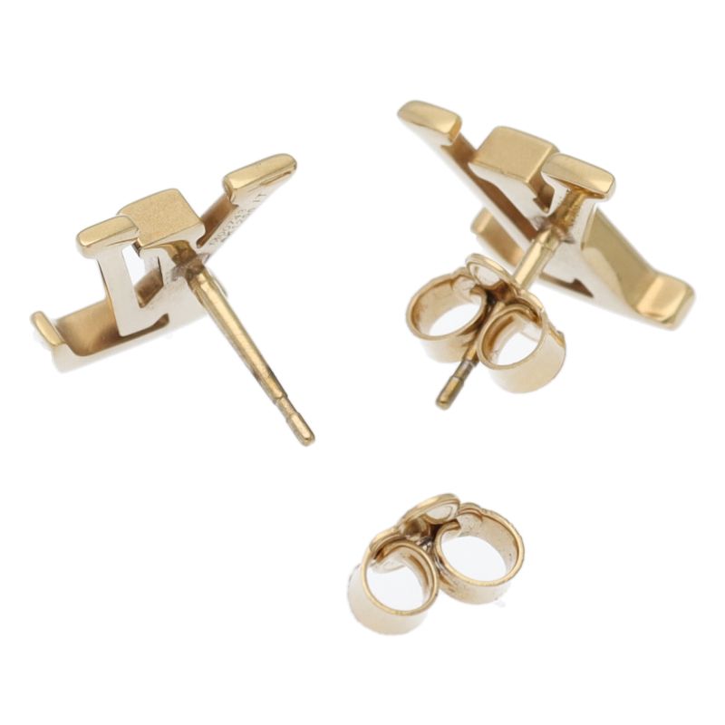 Louis Vuitton Earrings LV Iconic Brass — view 2
