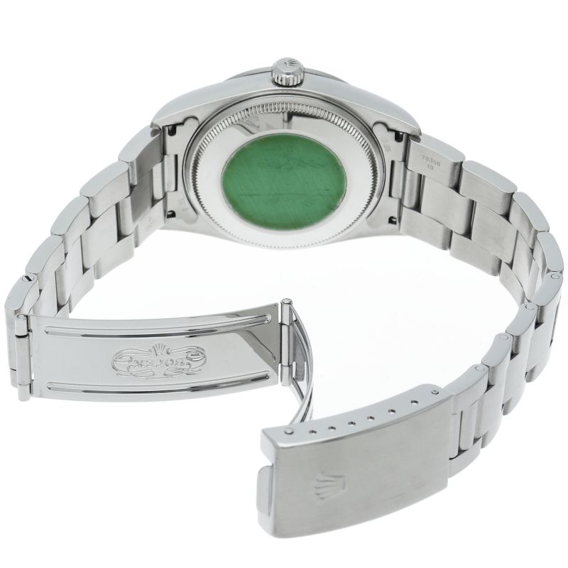 Rolex Air King SS Watch Blue Polished — view 5