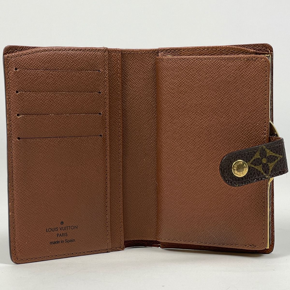 Louis Vuitton Junk Porte Monet Billets Viennois Bill Purse Coin Kiss Lock — view 8