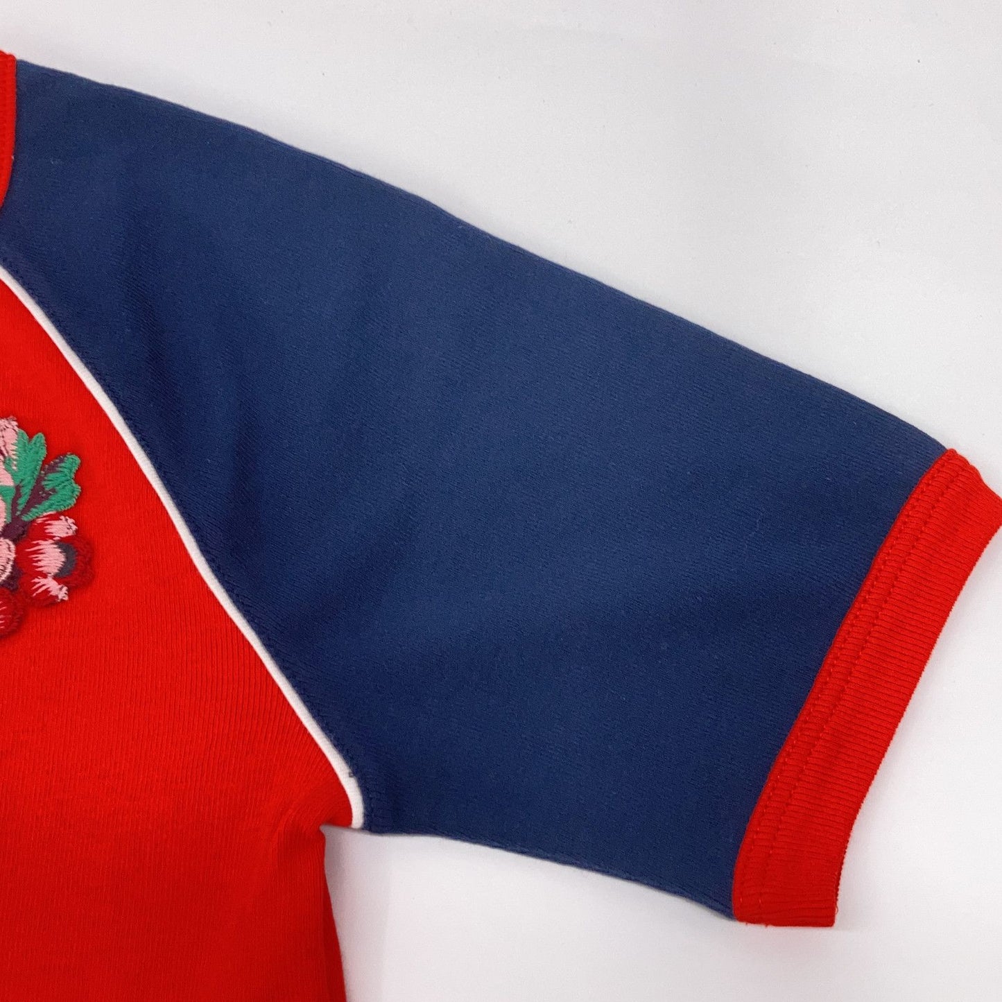 Gucci Red Rabbit Embroidery Cotton Jersey T-Shirt XS — view 6