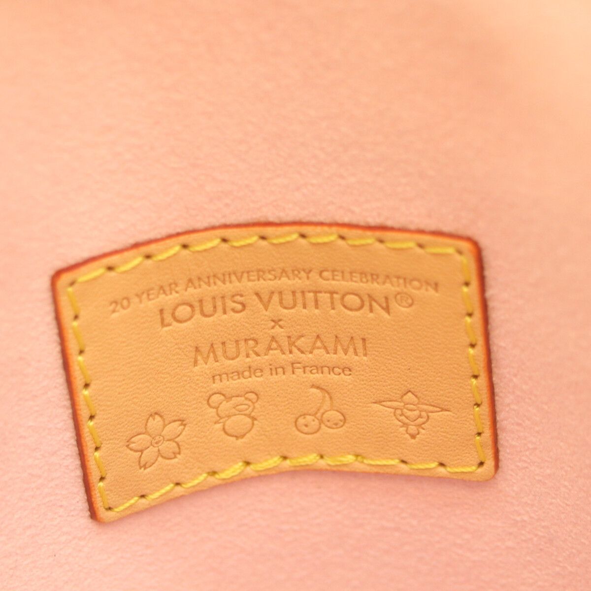Louis Vuitton TM Takashi Murakami Monogram Cherry Blossom Nano Bucket — view 9
