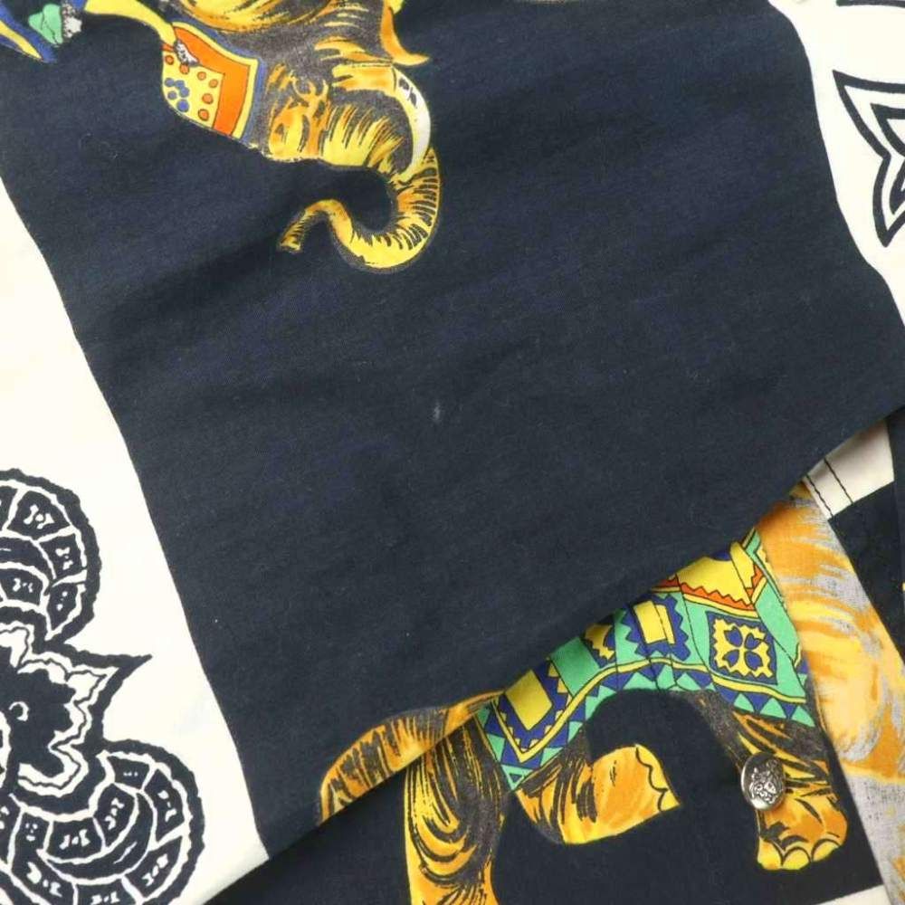 Versace Jeans Couture Shirt Graphic Print Long Sleeve All Over Pattern Elephant — view 6