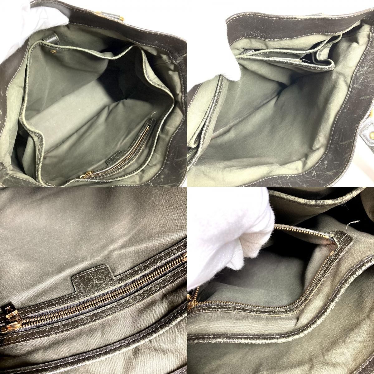 Louis Vuitton Shoulder Bag Lucille GM Monogram Mini Canvas Khaki — view 9
