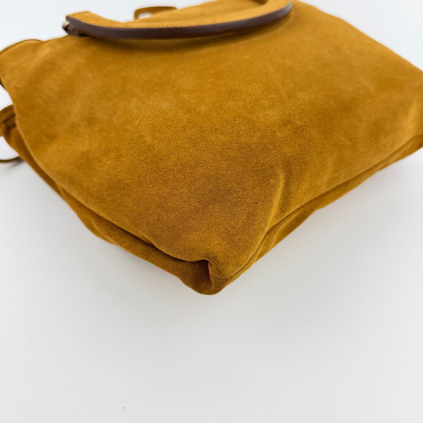Prada Handbag Brown Suede Vintage — view 9