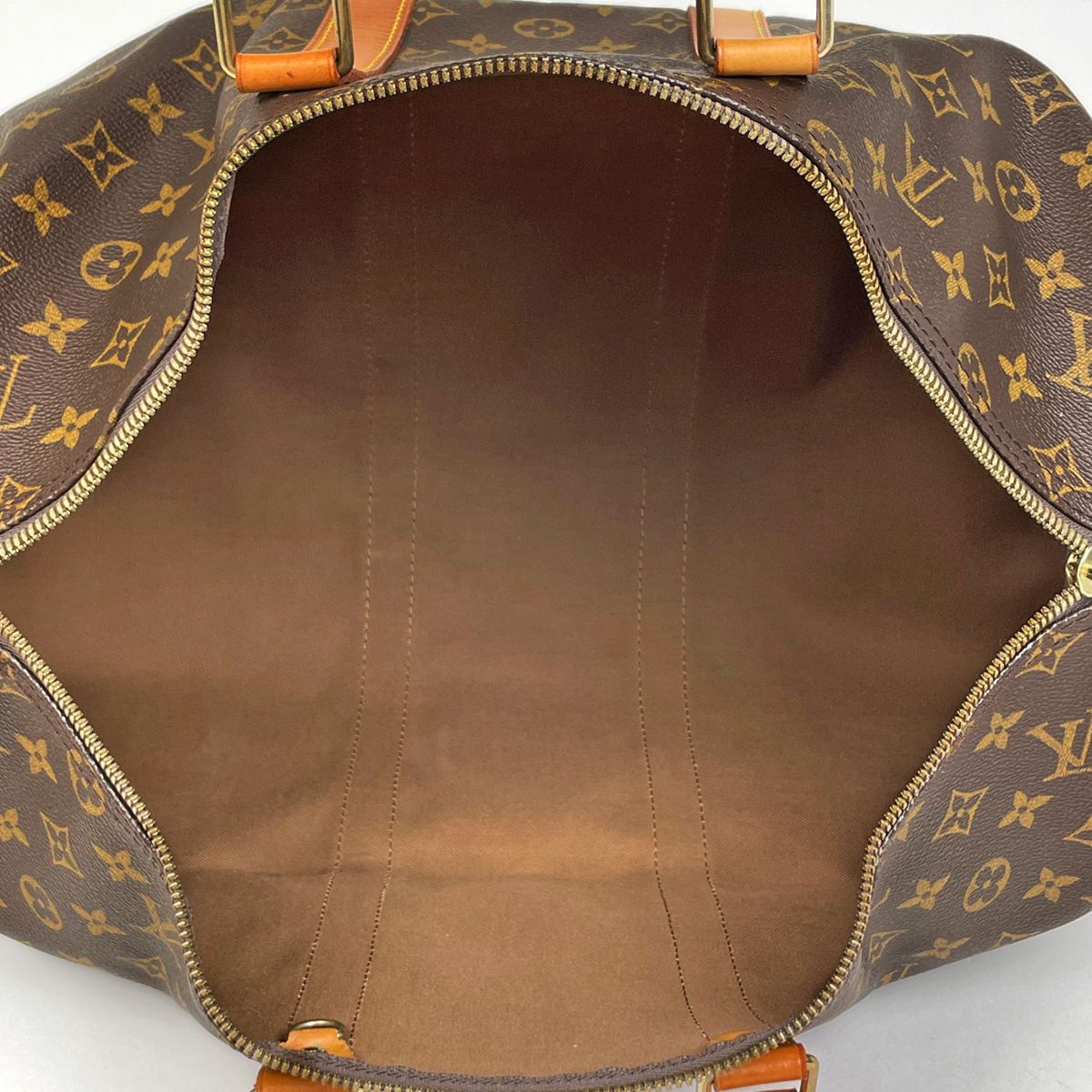 Louis Vuitton Keepall 45 Boston Bag Monogram Brown — view 9