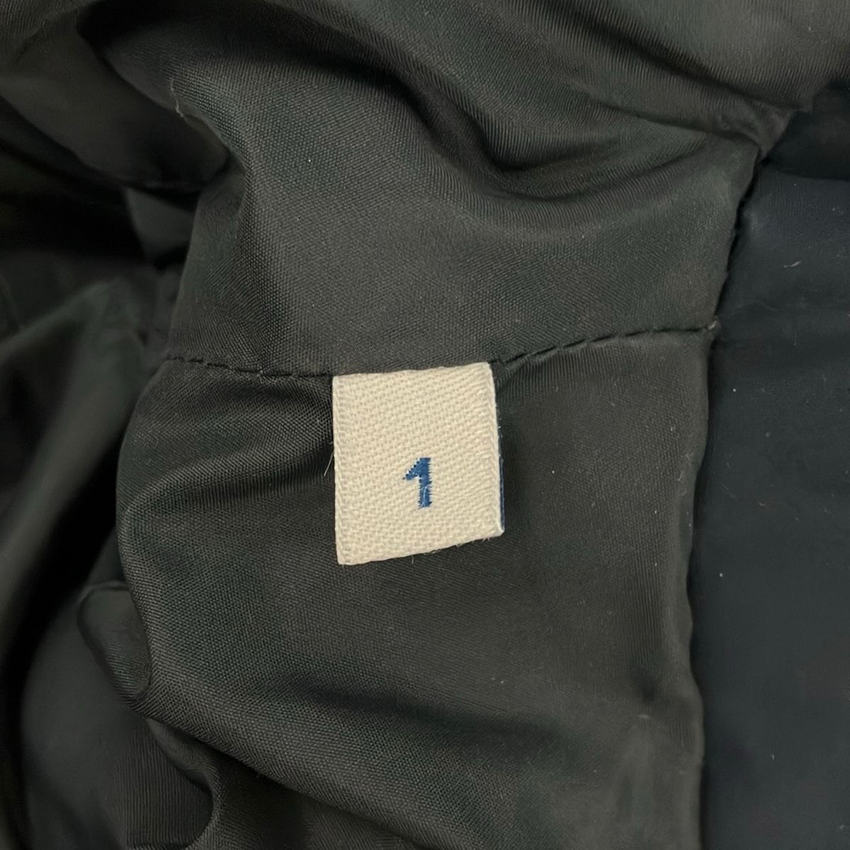 Moncler Down Coat 1 S Renne Dark Navy Long Sleeve Zip Up Winter — view 6