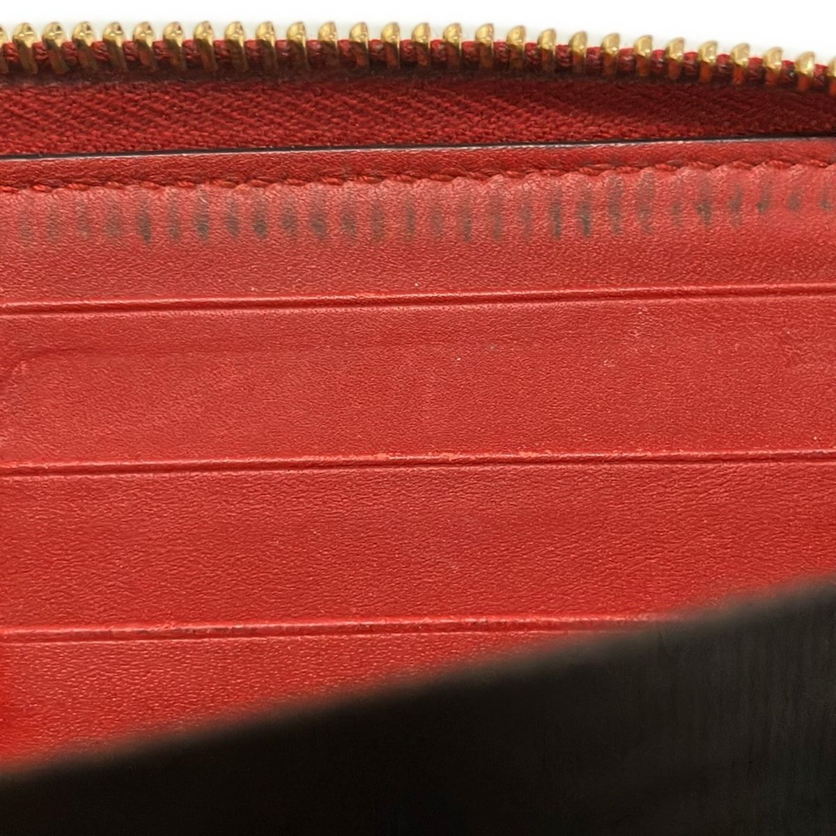 Gucci Wallet GG Pattern Beige Red Multi Zip Around Snake Leather — view 9
