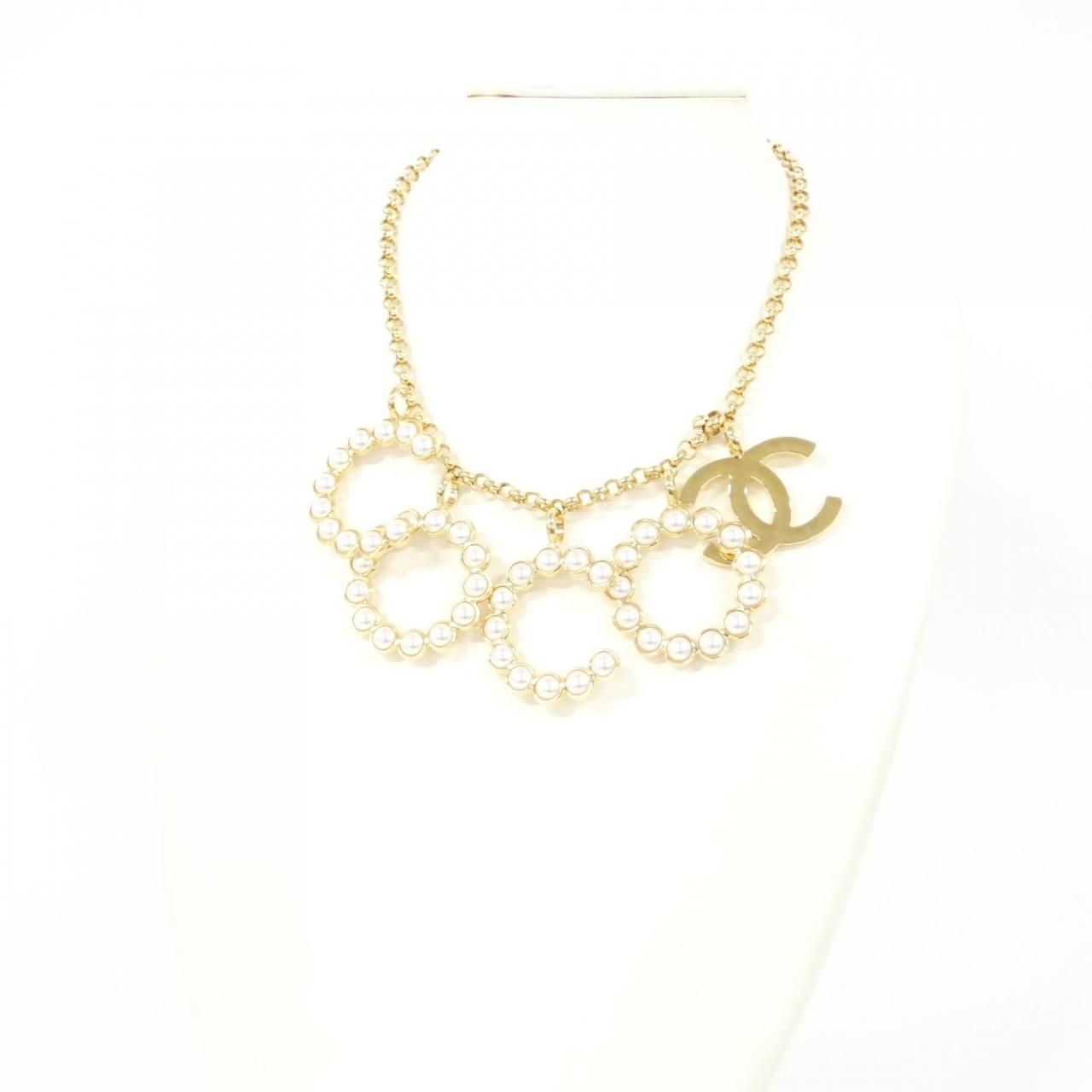 Chanel Necklace Gold — view 4