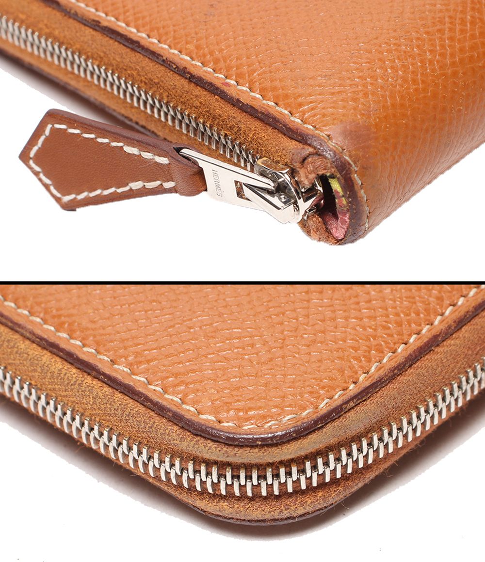 Hermes Zip Around Wallet Silver Azap Long Silk in — view 9