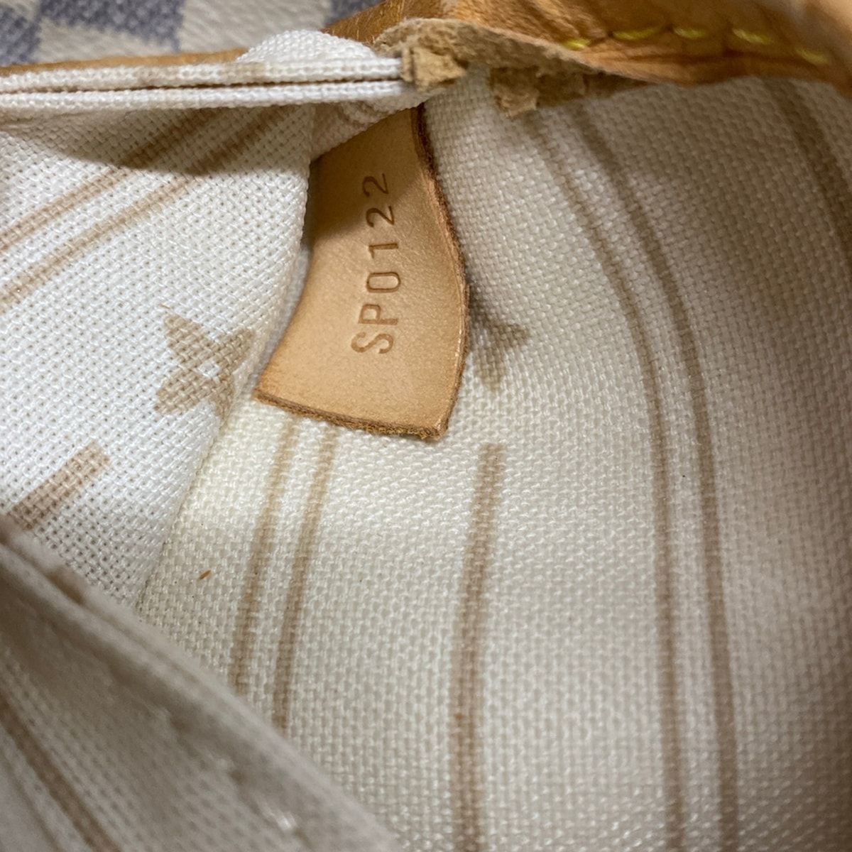 Louis Vuitton Tote Damier Neverfull MM Azur — view 9