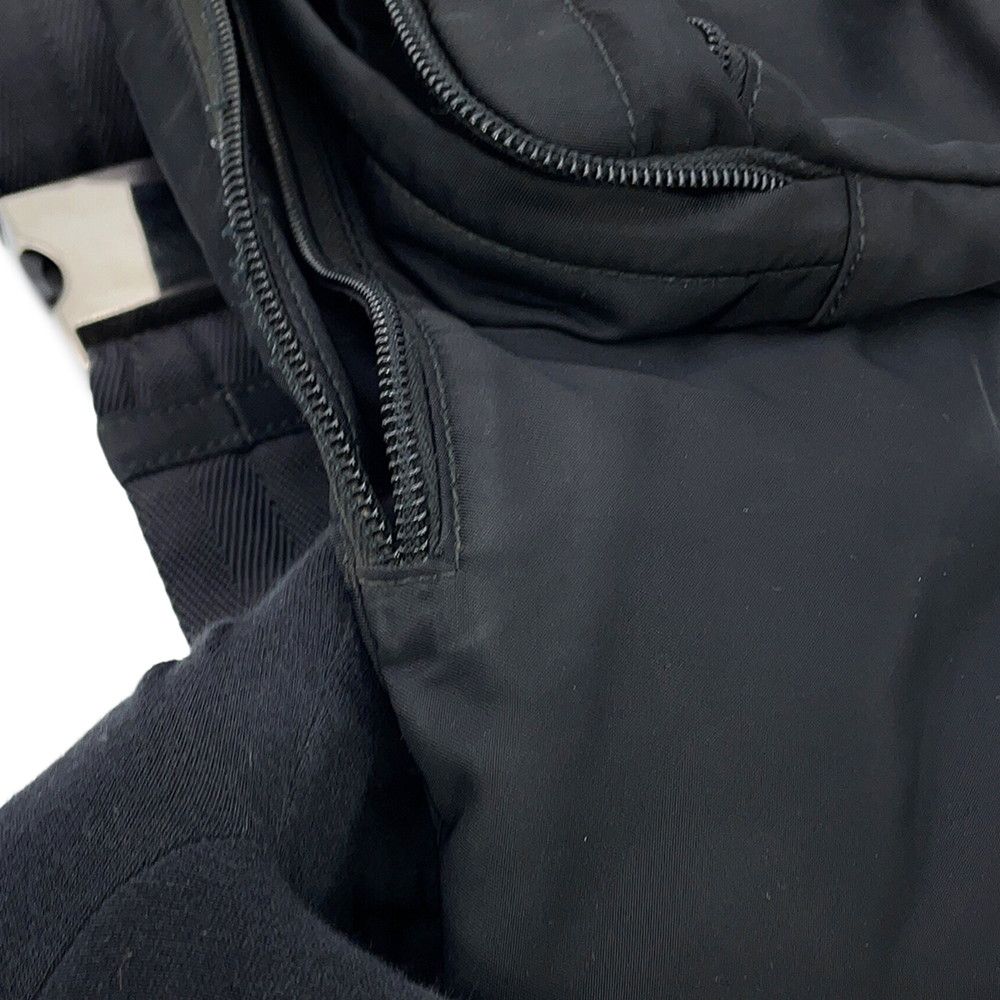 Prada Belt Bag Triangle Logo Nylon Black — view 9