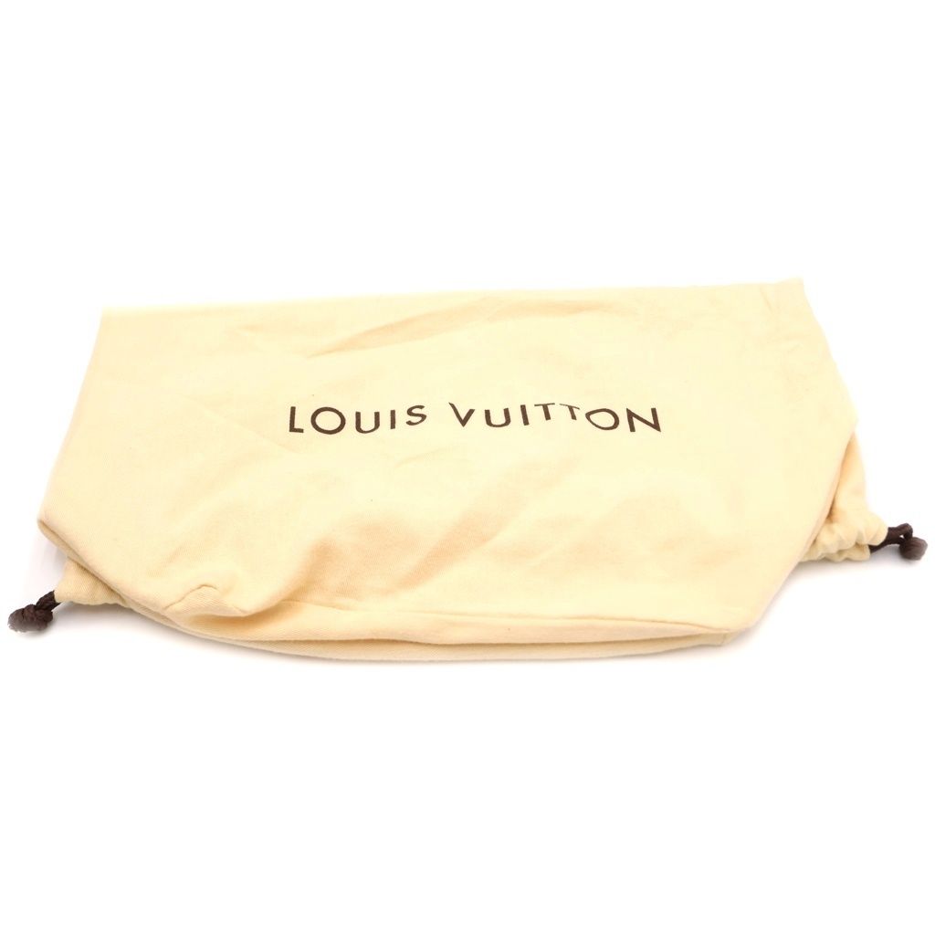 Louis Vuitton Monogram Odeon PM Shoulder Bag Brown Leather Gold — view 7