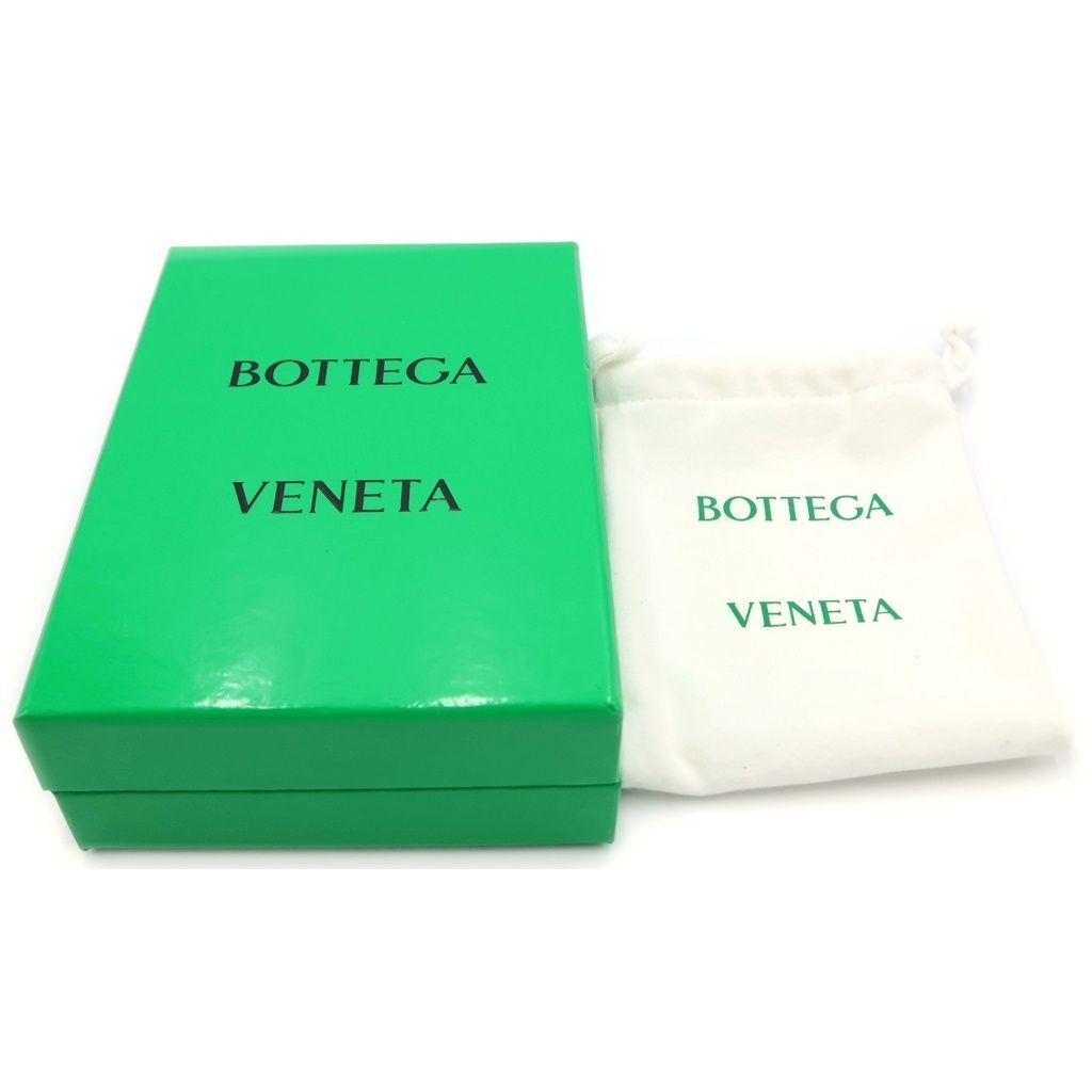 Bottega Veneta Intrecciato Bifold Card Case Business Holder Wallet Black Leather — view 6