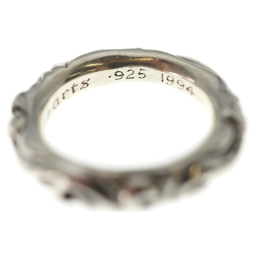 Chrome Hearts Scrl Band Scroll Ring Silver — view 6