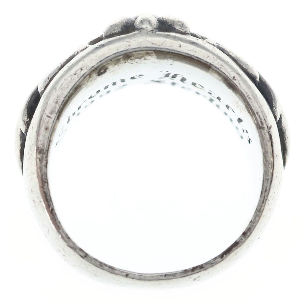 Chrome Hearts Flrl Crs Floral Cross Ring Silver — view 6
