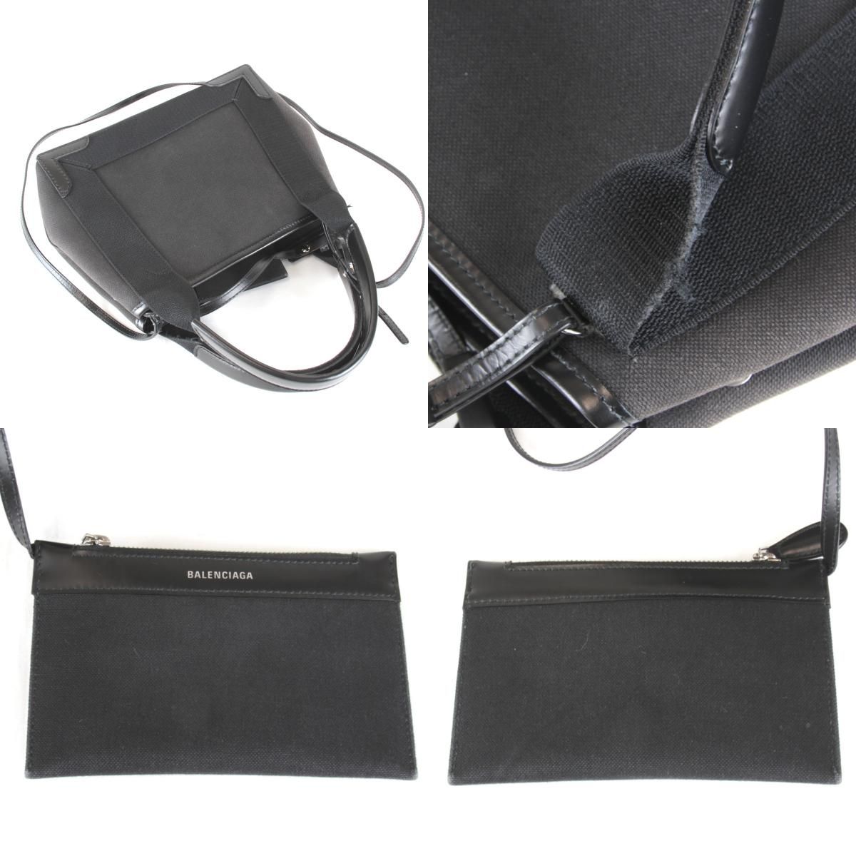 Balenciaga 1000 Handbag Canvas Black — view 9