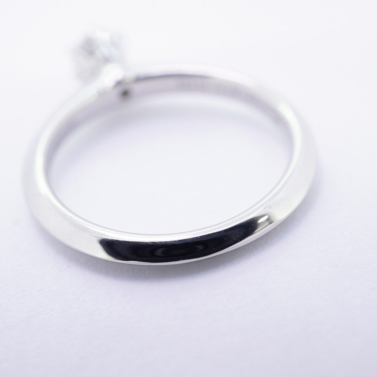 Tiffany & Co Ring Solitaire Platinum Diamond — view 8