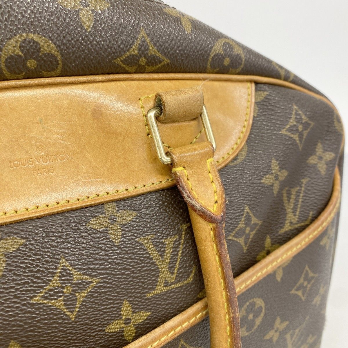 Louis Vuitton Handbag Monogram Deauville Brown — view 9