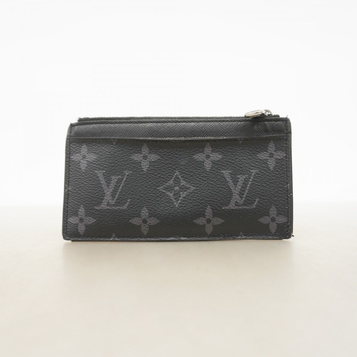 Louis Vuitton Coin Case Monogram Eclipse Card Holder Black — view 9