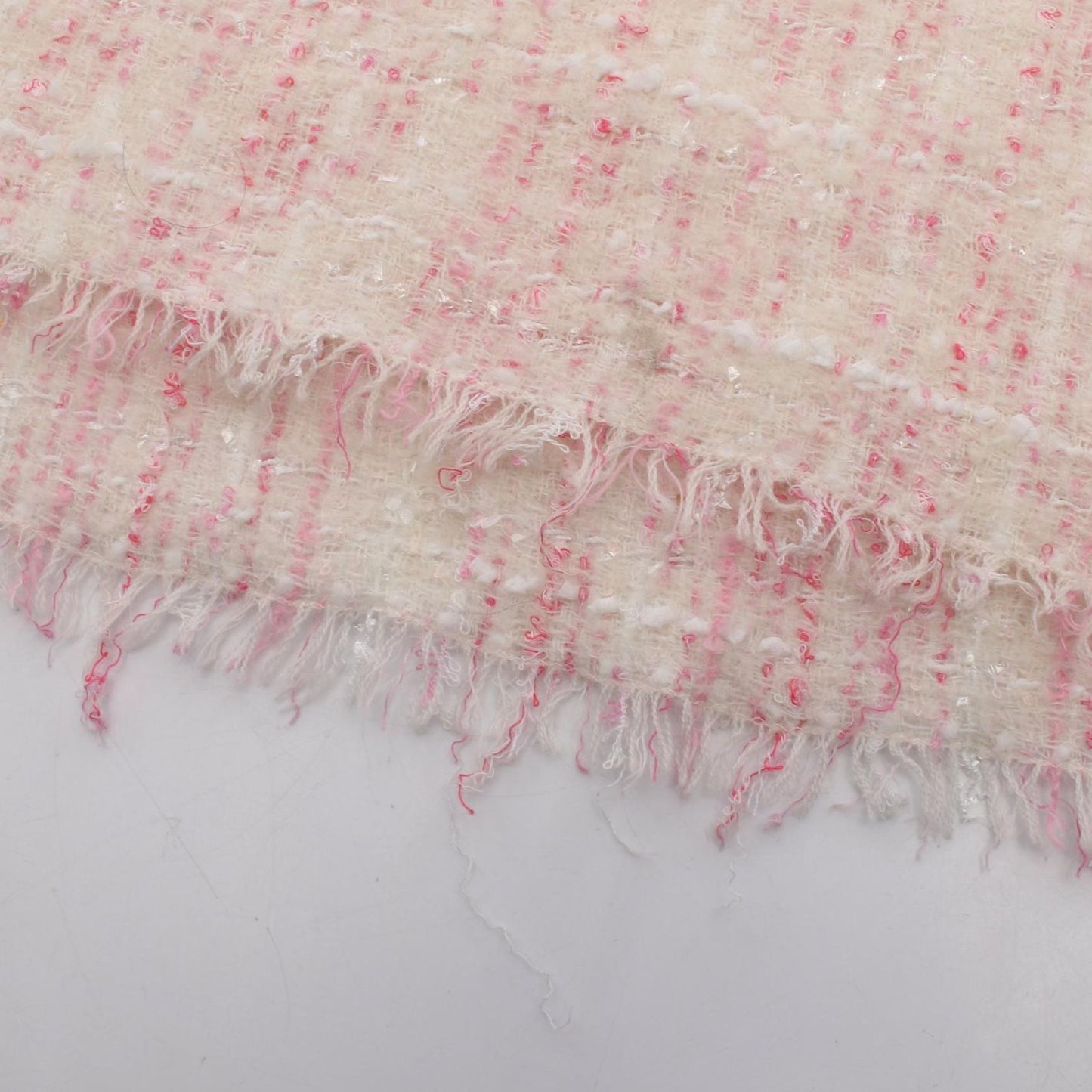 Chanel Scarf CC Logo Sequin Wool Nylon — view 7