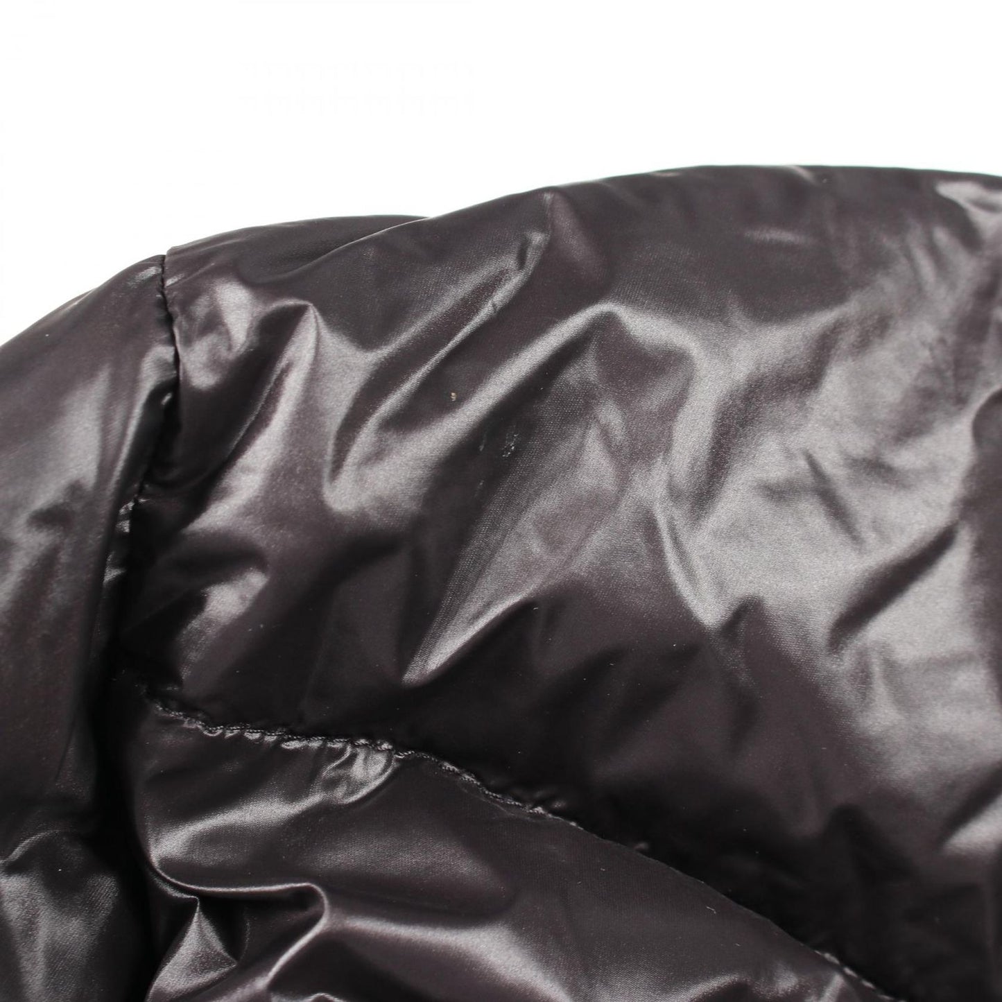 Prada Down Jacket Logo Print Hooded Black — view 9