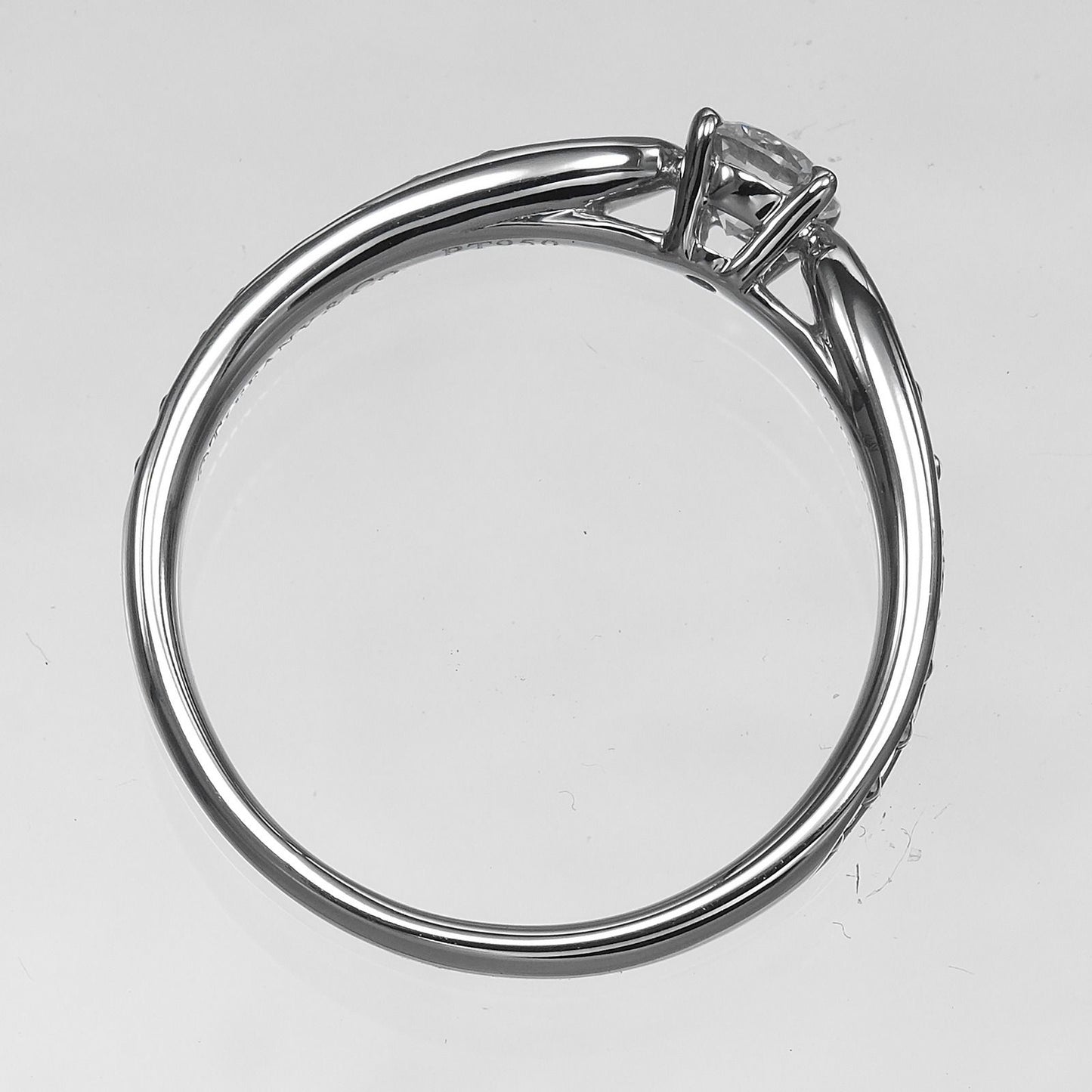 Tiffany & Co Harmony Solitaire I IF Platinum Diamond Ring — view 9