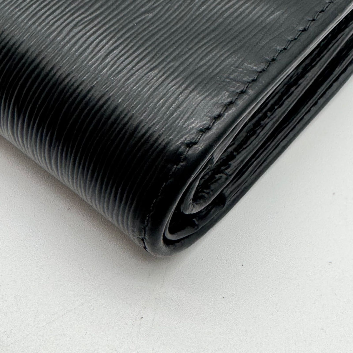 Prada Wallet Bifold Black L-shaped Zipper Leather — view 8