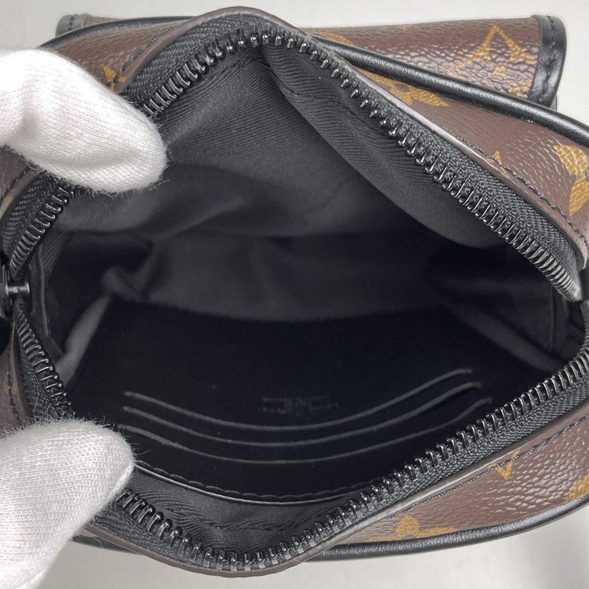 Louis Vuitton Christopher Wearable Wallet Shoulder Bag Monogram Macassar Brown — view 6