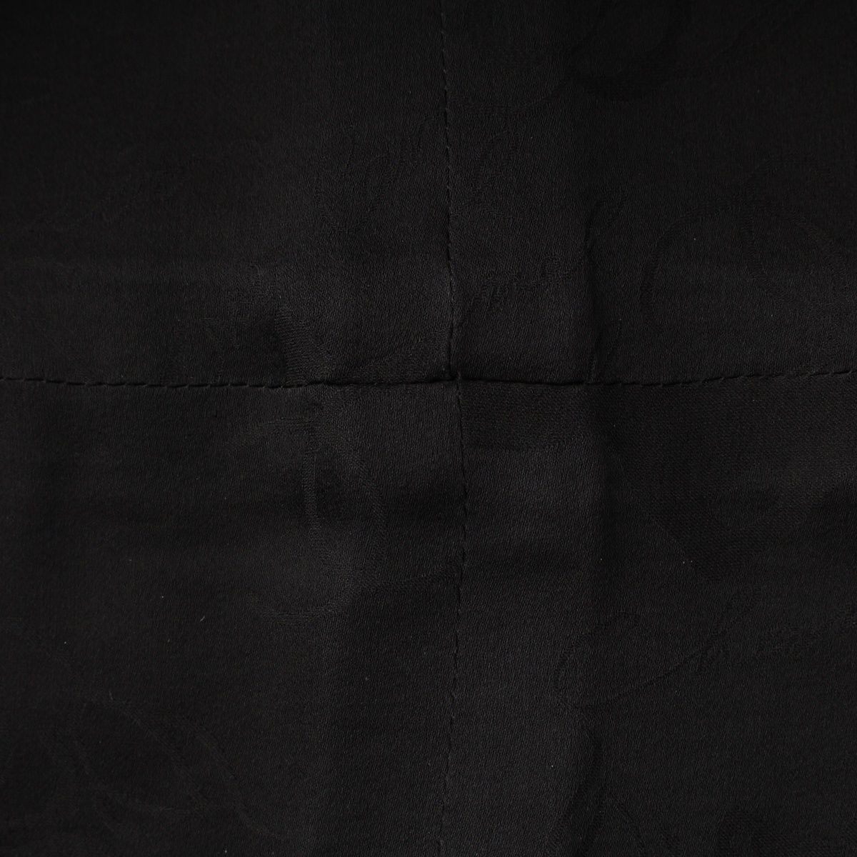 Chanel Cotton Silk CC Logo Coco Button Cropped Tailored Jacket Top Black 36 — view 9