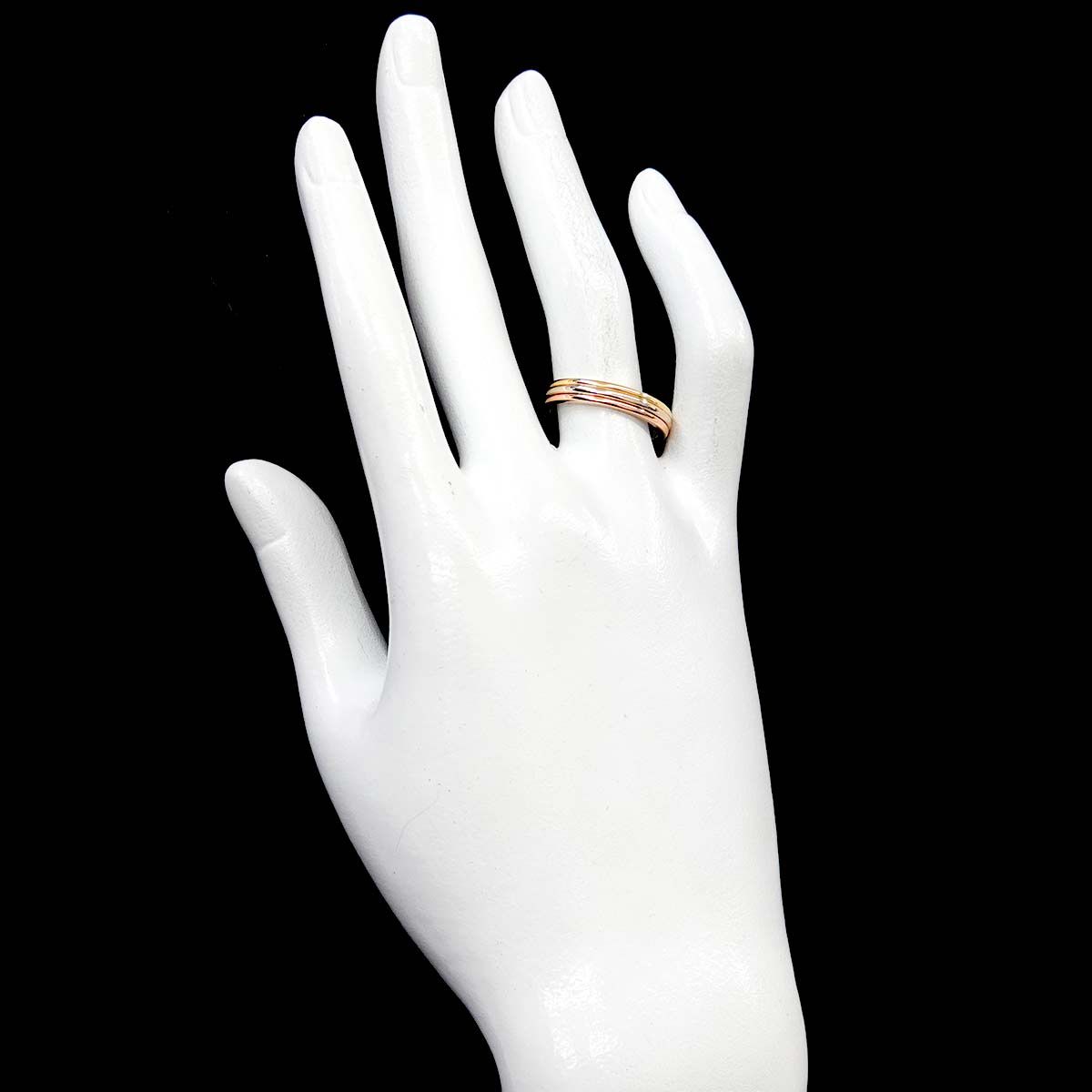 Cartier Vendome 56 Ring 18k YG WG PG Suri Gold 750 — view 6